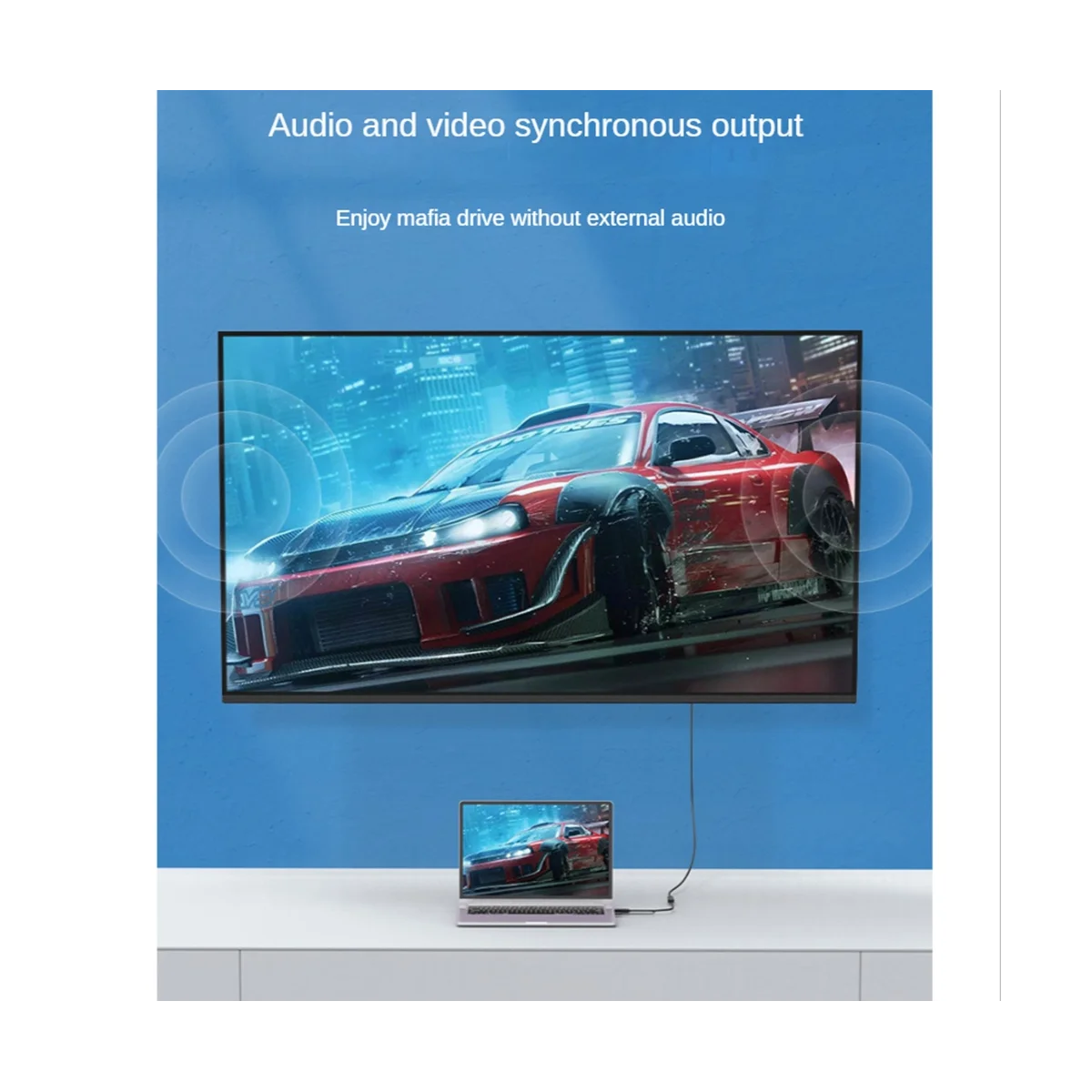 Cable convertidor macho a hembra Displayport, Compatible con HDMI, 4K @ 60Hz, Compatible con DP