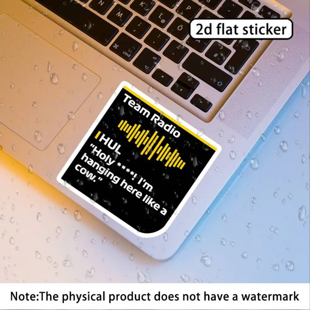 Niko Im Stuck Here Like A Cow Team Radio Message Long Lasting Waterproof Stickers For Decorating Car Windows Motorcycles And Com