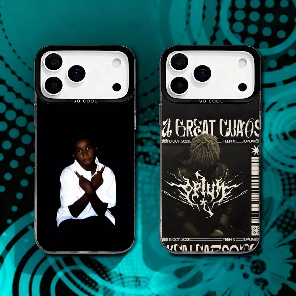 

K-Ken Carson More Chaos Matte Fingerprint Proof Phone Case For iPhone 17,16,15,14,13,12,X,8,Pro,Max,Plus,SE4,Air,Mini