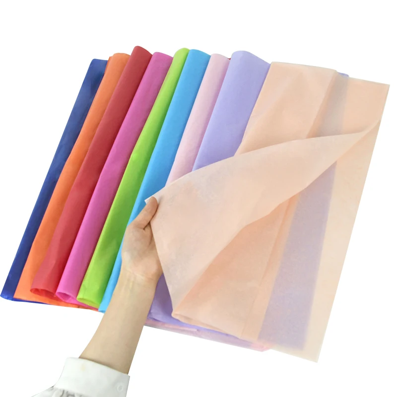10 Blatt 65*50cm einfarbiges Seidenpapier Blumenstrauß Geschenk papier Geschenk verpackung Dekoration Florist liefert DIY Handwerk