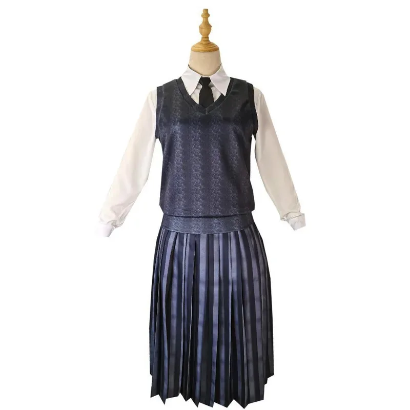 

CyAdams cosplay costume Nevermore Academy school uniform jacket shirt dress children adult Halloween costume