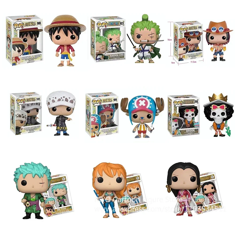 3 قطعة Funko POP شخصيات عشوائية الديكور الحلي عمل الشكل جمع لعبة مجسمة للأطفال عيد ميلاد اللعب هدايا عيد الميلاد