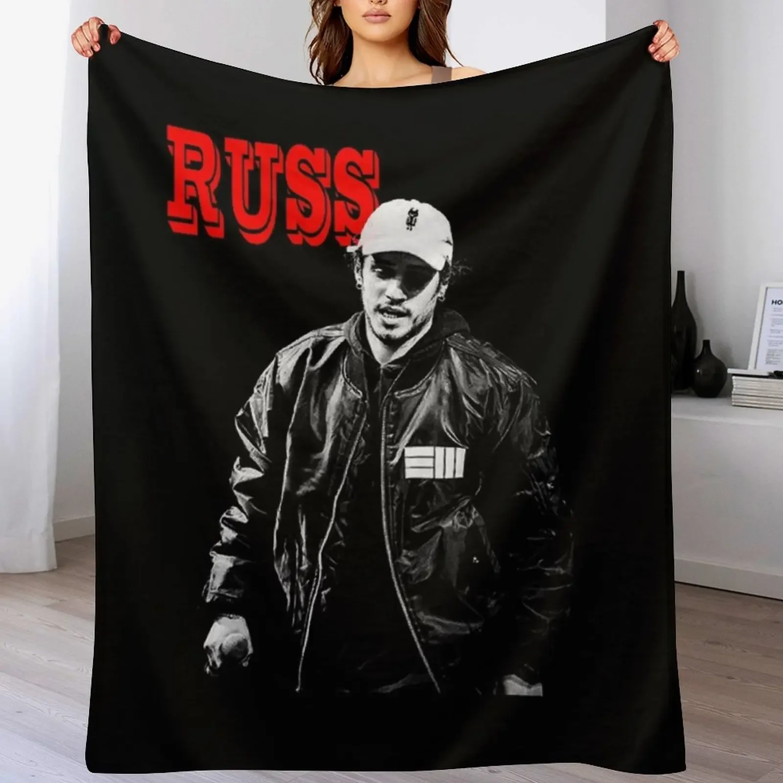 

Russ Throw Blanket Decorative Sofa Bed linens blankets and throws Single Blankets