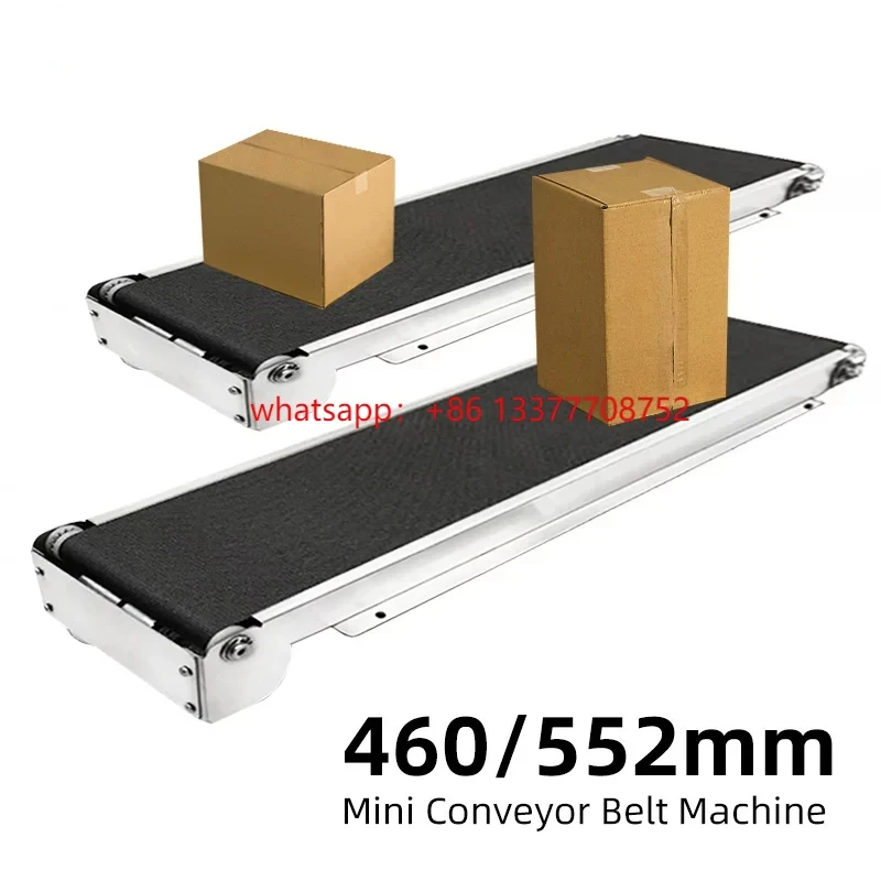 

Mini Belt Conveyor 24V Stainless Steel Vending Machine Conveyor 460MM-552MM Track Cargo Lane Automatic Conveyor Belt