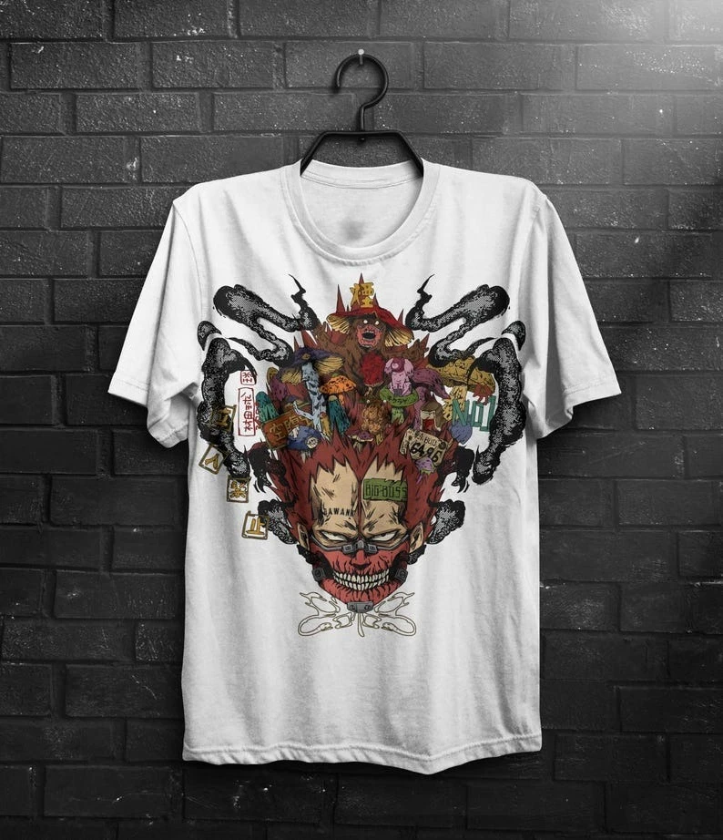 Summer Fashion Trendy Tee Men Women Vintage Top Premium Anime T-shirt Unisex Dorohedoro Anime T-shirt Manga Aesthetic Streetwear
