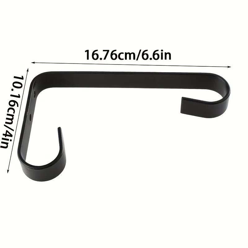 

6.6-inch Plant Bracket Simple Wall Iron Bending Forming Hook Clothes Hook Flower Basket Hook Wall Iamp Hook