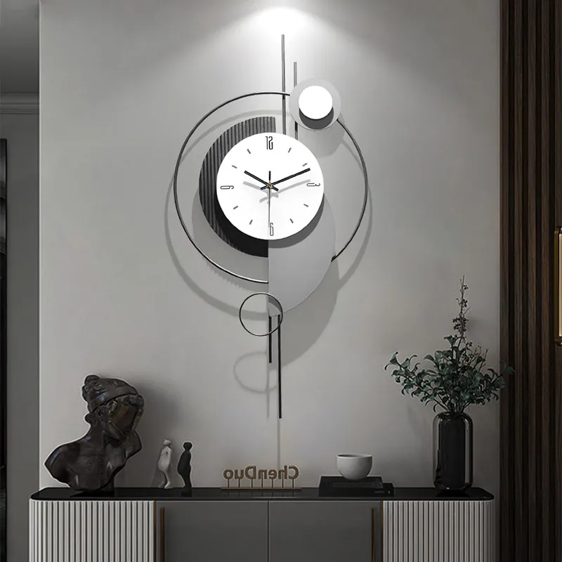 Seating Room Industerial Wall Clook Elegant Beautiful Minimlist Wall Clook Luxury Noiseless Orologio Da Parete Home Decoration