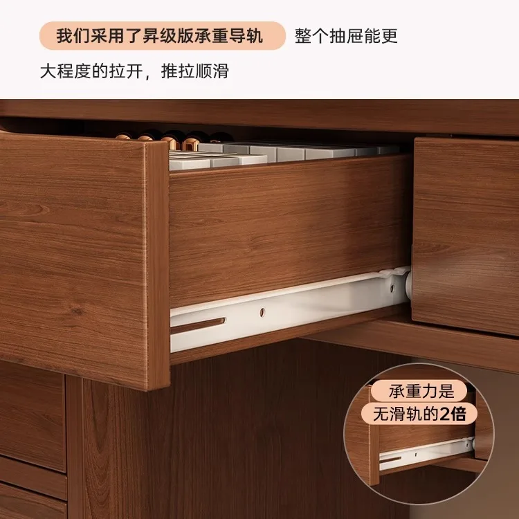 Dresser bedroom 2025 new makeup table dressing table small makeup table chest integrated