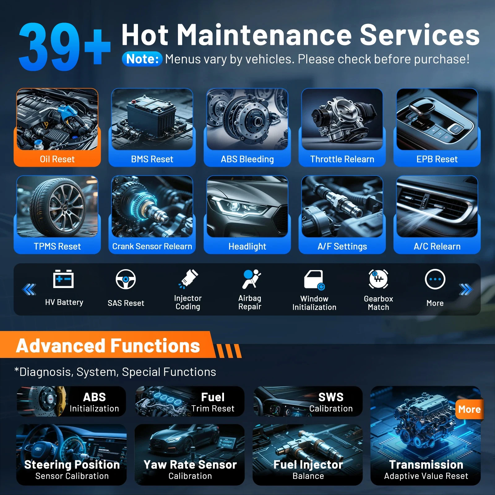 Picture 5: XTOOL D7W V2.0 Automotive Diagnostic Tools ECU Code Coding Key Programming Bidirectional Controls FCA&DOIP EOBD OBD2 Car Scanner