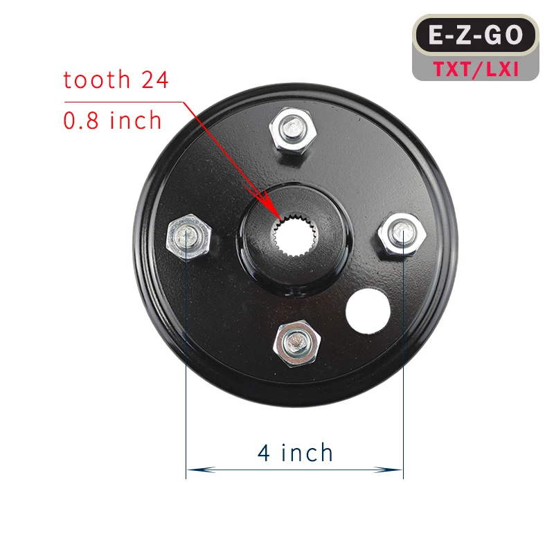 EZGO TXT/PDS/LXI Rear Brake Drum Golf Tour Car Petrol Car Brake Drum Accessories OEM#19186G1 #21807G2 #21807G1
