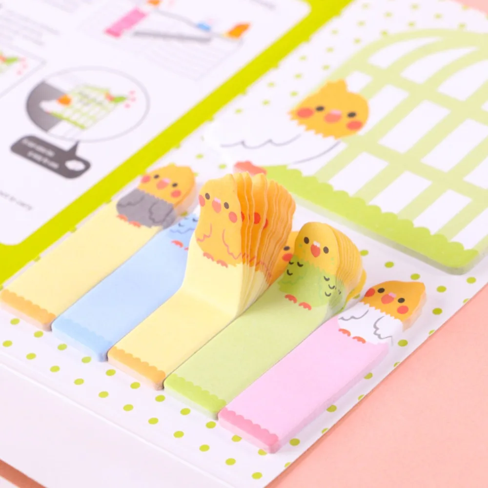 Stationery Lovely Animal Sticky Notes Thickened Kawaii To Do List Planner Stickers Cat Panda Bird Memo Pad Paper