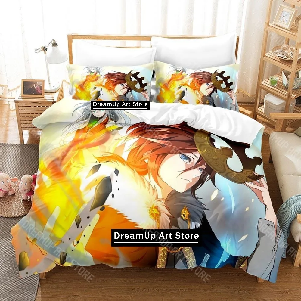 3D Printed Beginning After The End Bedding Set for Boys Girls Duvet Cover Pillowcase Twin Queen King Full Single Double Sizes