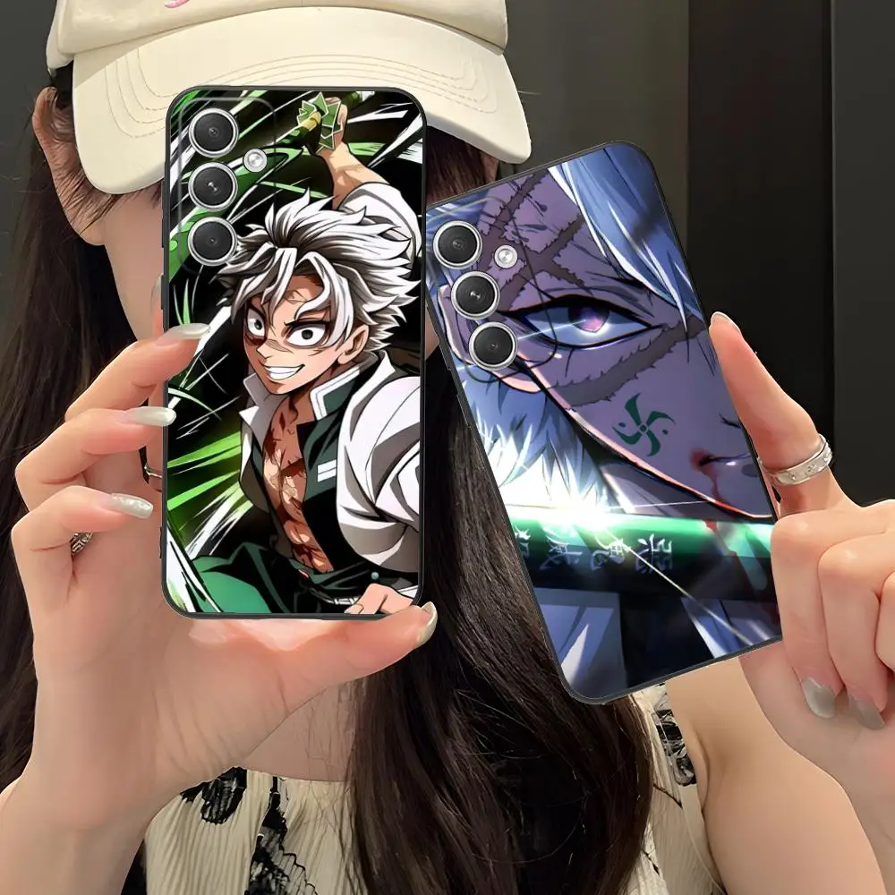 

Чехол для телефона Demon Slayer Sanemi для Samsung Galaxy S25 S24 S23 S22 S21 S20 Note20 Plus FE Ultra Color Protective Cover Luxury