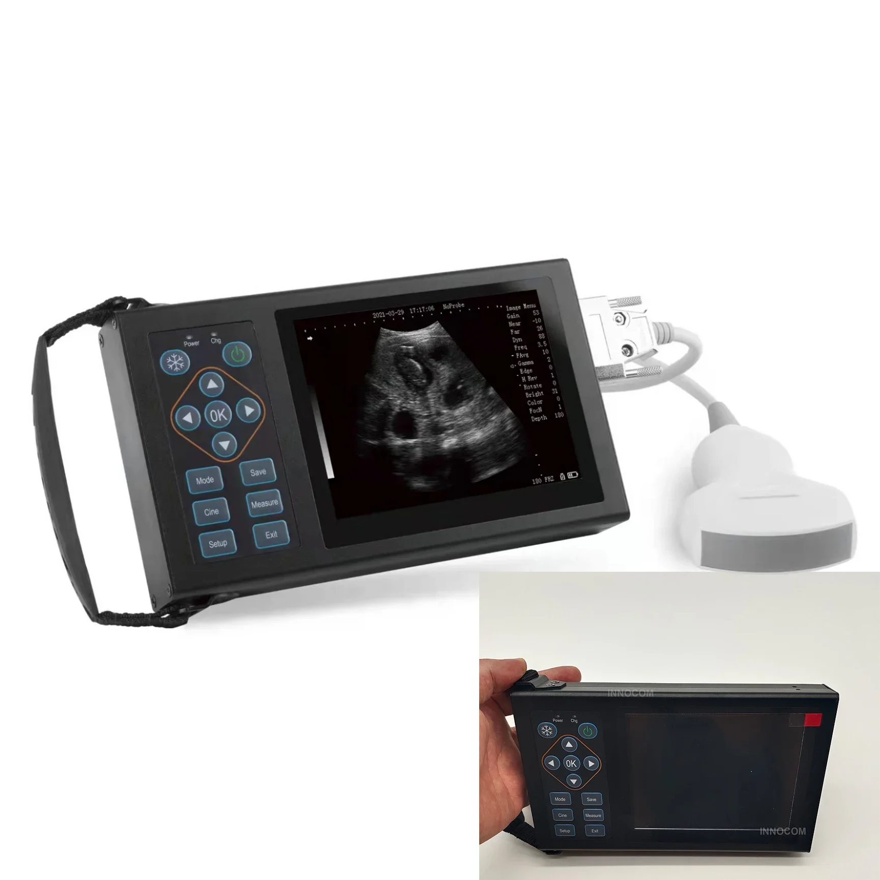 

Veterinary ultrasound probe equipment portable laptop digital physiotherapy therapy ultrasound machine