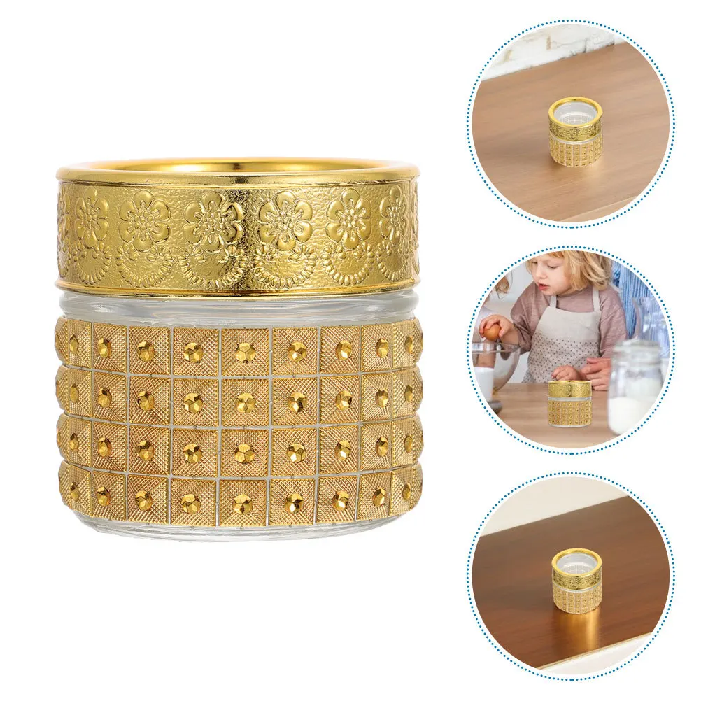 

2Pcs Portable Travel Containers 10G Glass Mini Bottles Caps Ideal for Lotions Creams Gym Business Trips