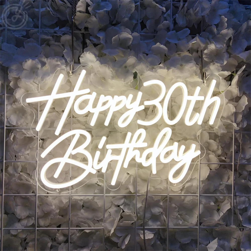 Happy Birthday Custom Neon Sign For Wall Decor Led Signs For Birthday Party Decorations Neon Led Signs Custom Personalised Lamps