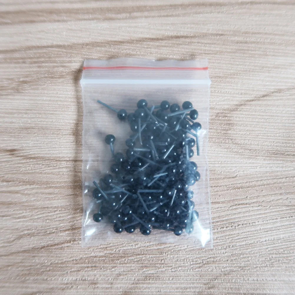 50 زوجًا من عيون السلامة السوداء والعيون الزجاجية لمشاريع الحرف اليدوية المصنوعة يدويًا لتزيين فني المدرسة