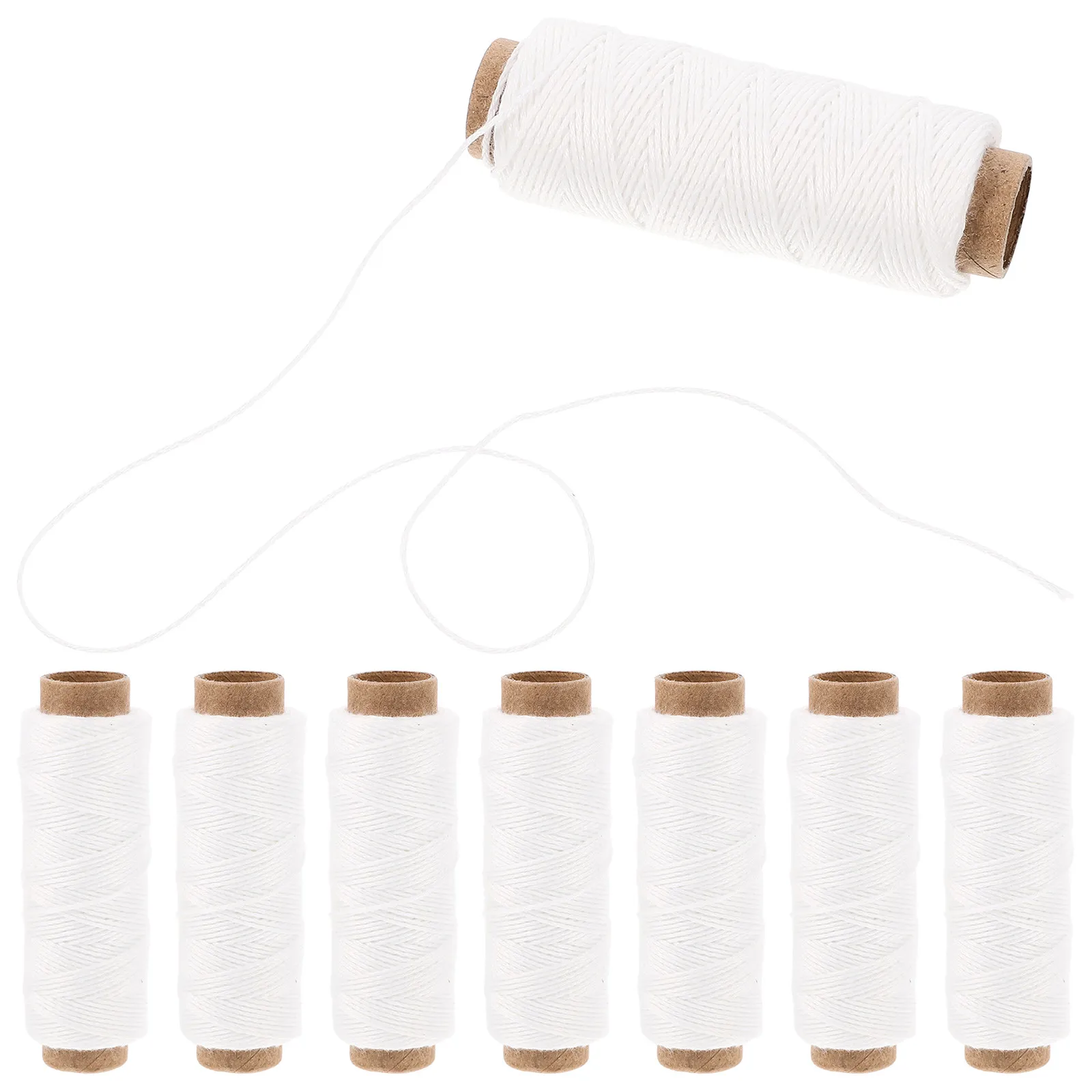 8 Rolls Cotton Rope Premium Binding Rope for DIY Weaving Gift Packing Kitchen Twine Cooking String Food Safe Trussing Poultry