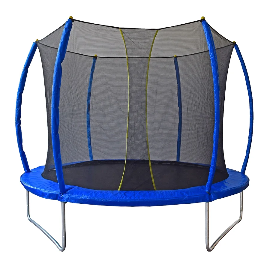 

Hot Sale 8FT Outdoor Kids Play Trampoline Soft Fitness Jumping Trampoline with PVC Net Made of Polypropylene and Foam