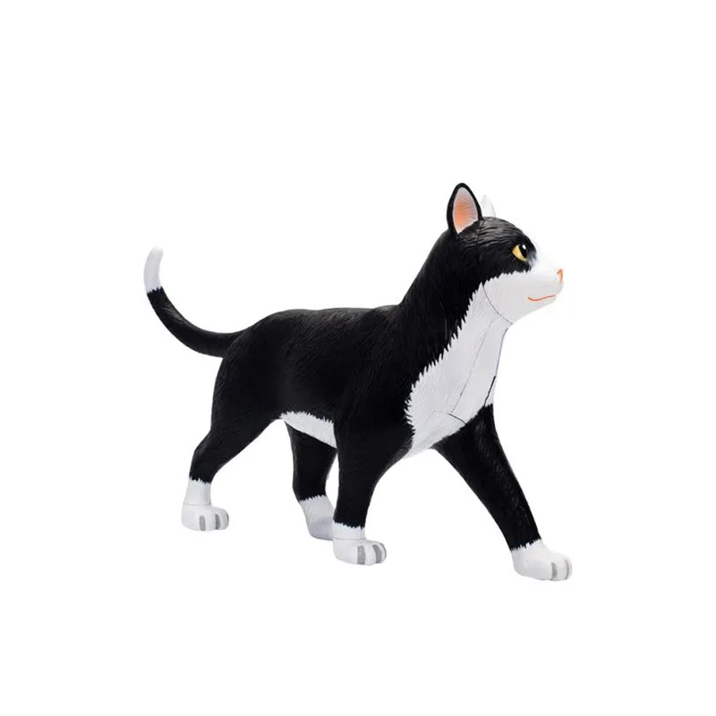 4D Vision Black and White Cat Organ Anatomy Model Animal Puzzle Toys for Kids and Medical Students Veterinary Teaching Model