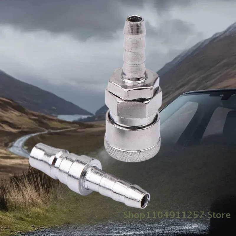 2 Buah Coupler Konektor Kopling Cepat Euro Tipe SH20 PH20 Pas Pneumatik untuk Aksesori Kompresor Tabung 8Mm