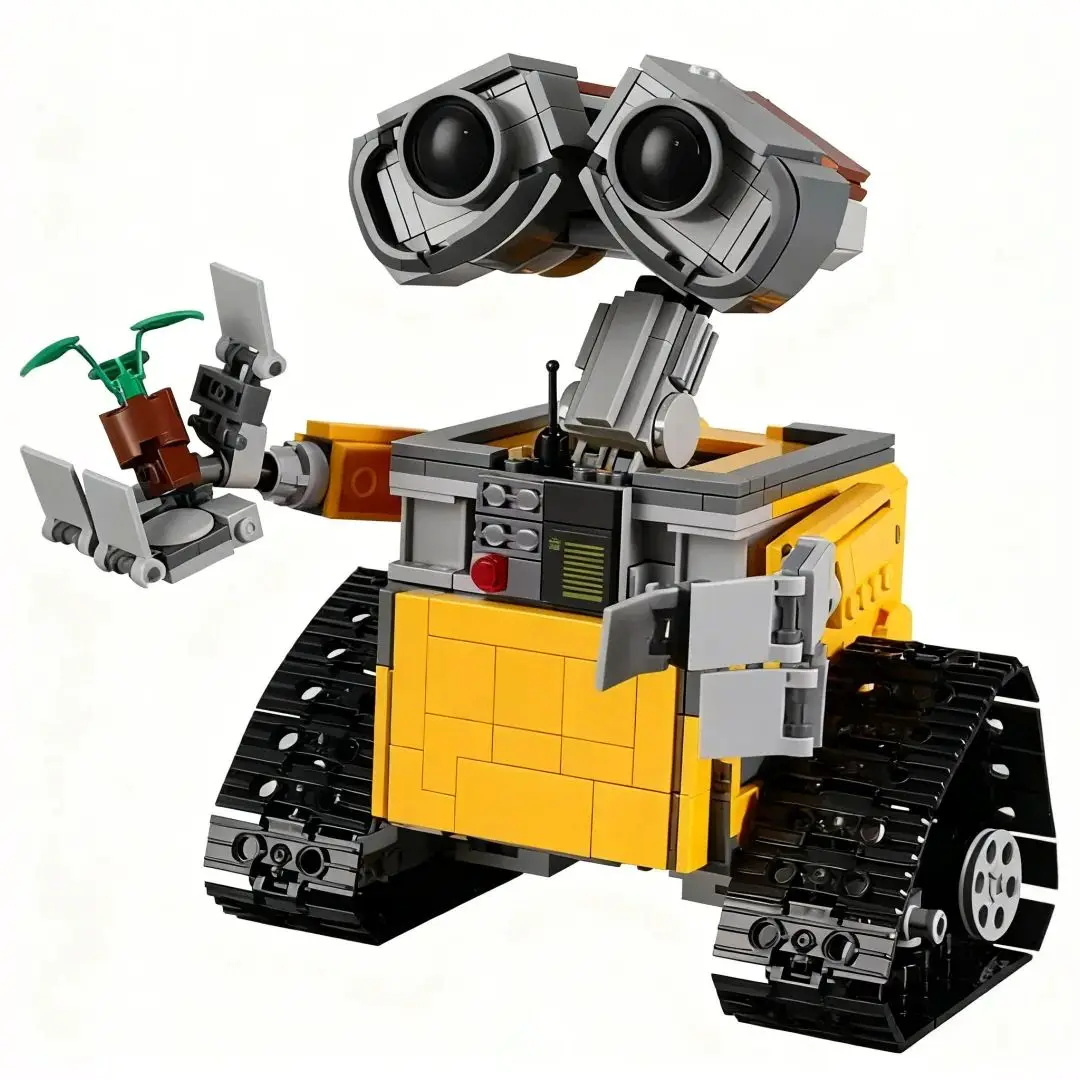 روبوت التعبئة لغز اللبنات 21303 لعبة أطفال Wo-E التجمع لعبة مجسمة هدية الكريسماس
