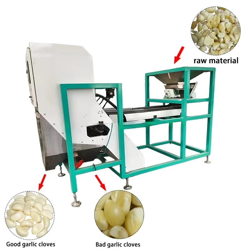 FL Nut Color Sorting Machine Vibration Feeding Sorting Device For Dried Nut Heterochromatic Particle Removing Processing Machine