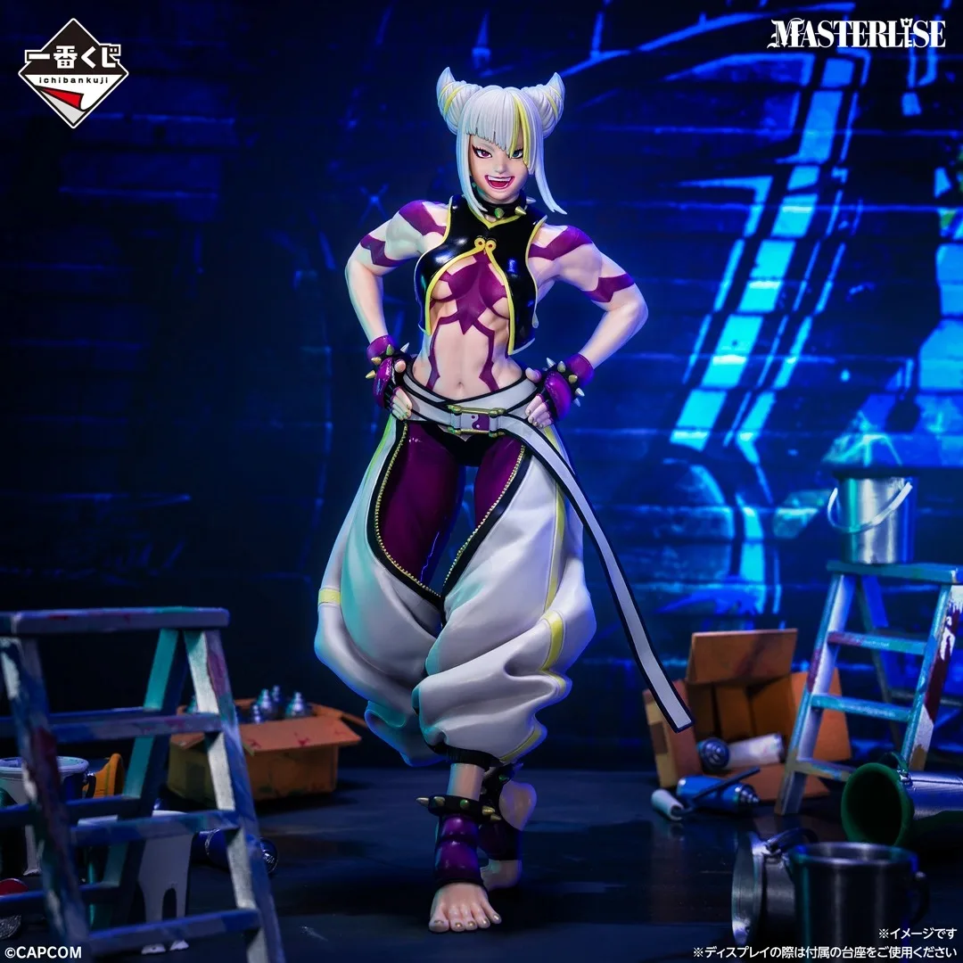 

Официально лицензированная фигурка Bandai Ichiban Kuji Juri Han Blanka Akuma из аниме Street Fighter 6, модель игрушки