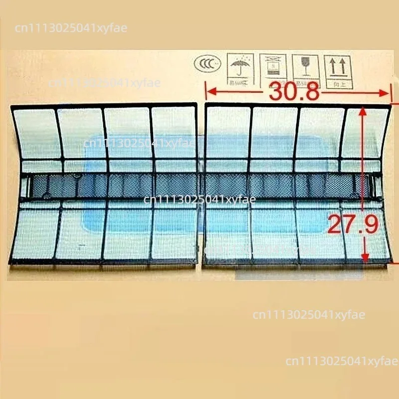 2Pcs Air Conditioner Filter Compatible with Daikin FTXH35 FTXD35 25FV2C FTXS35DV2C Replacement Filter