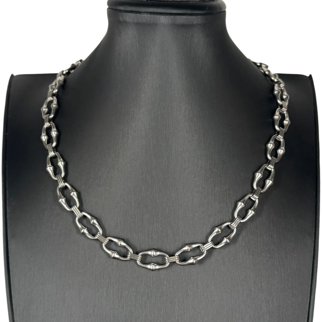 Punk Gothic HipHop Personalisierte Halskette für Männer und Frauen Mode Rock Splicing Halskette Charm Edelstahl Schmuck Accessoires – Detail 5