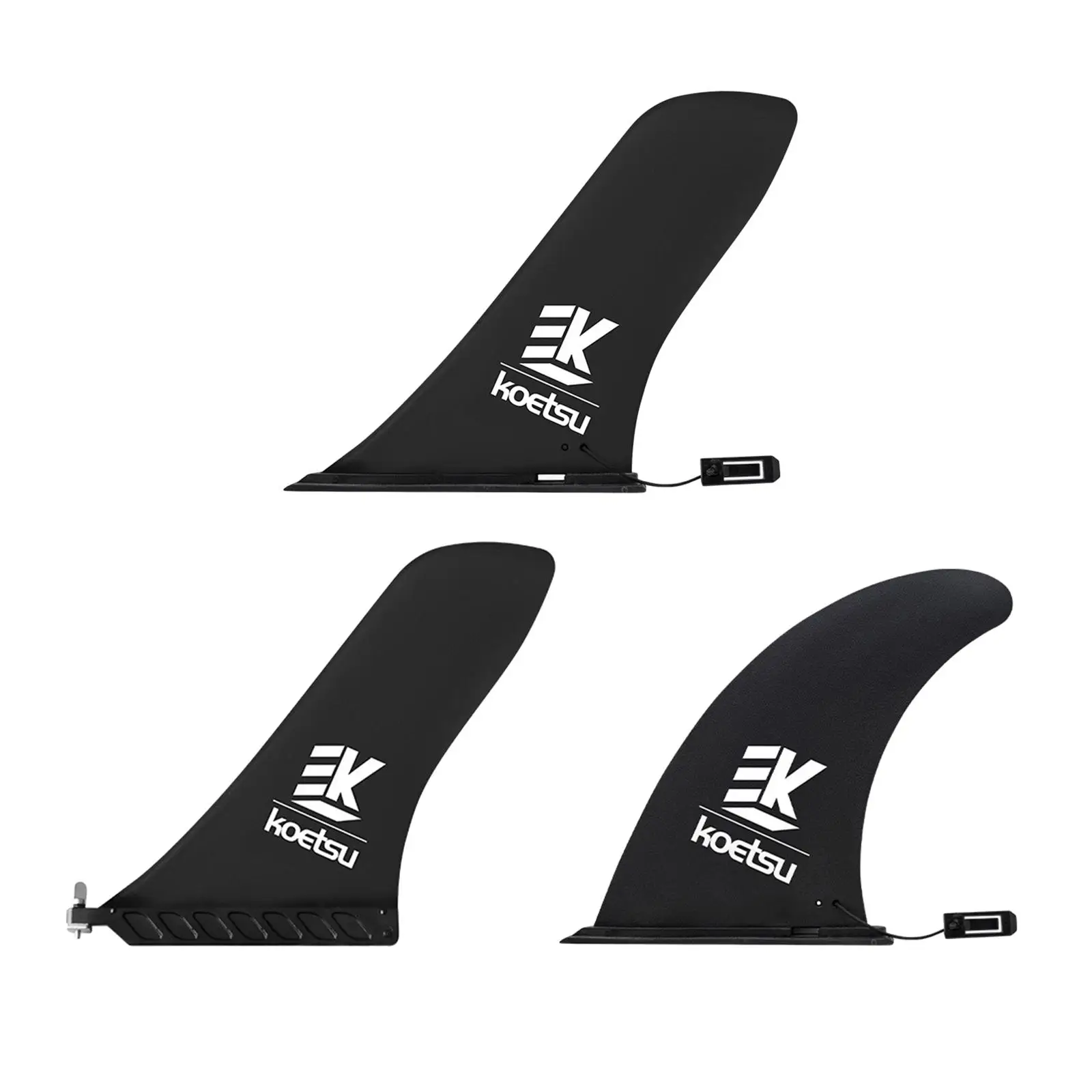 Surfboard Fins Stand Up Paddle Board Fin Surfing Tail Fin Black Surfboard Stern