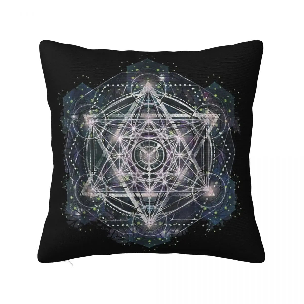 Metatron Cube Sacred Geometry Spiritual Yoga Vintage Men Gift Brand New Graphic Letter Movie Woman Pillow Case