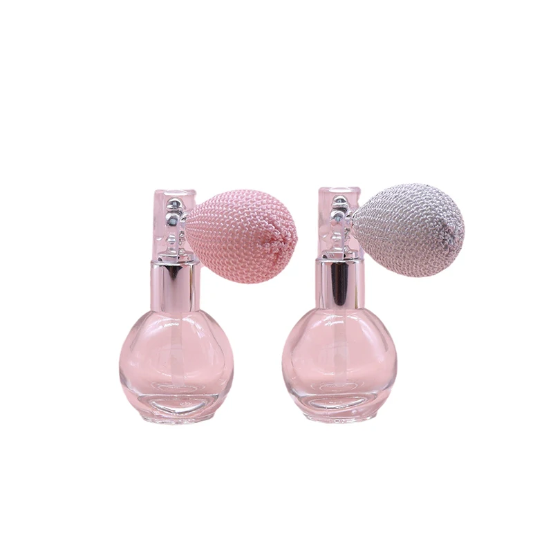 15ml Balloon AirBag Perfume Bottle Spray Atomizer Refillable Round Luxury Portable Transparent Empty Glass Spray Atomizer Bottle