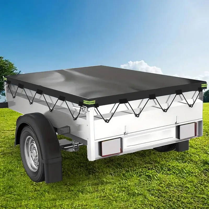 Waterproof Truck Bed Cover Heavy Duty Tarp Cover For Pickup Bed 600D Oxford Cloth Car Bed Cover For Most Common Pickup Truck