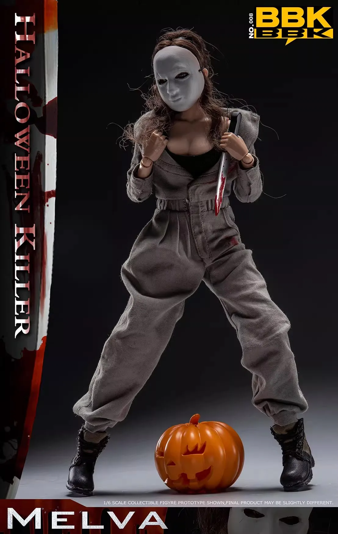 BBK BBK008 1/6 Female Soldier Halloween Killer 12'' Action Figures Model Toy In Stock