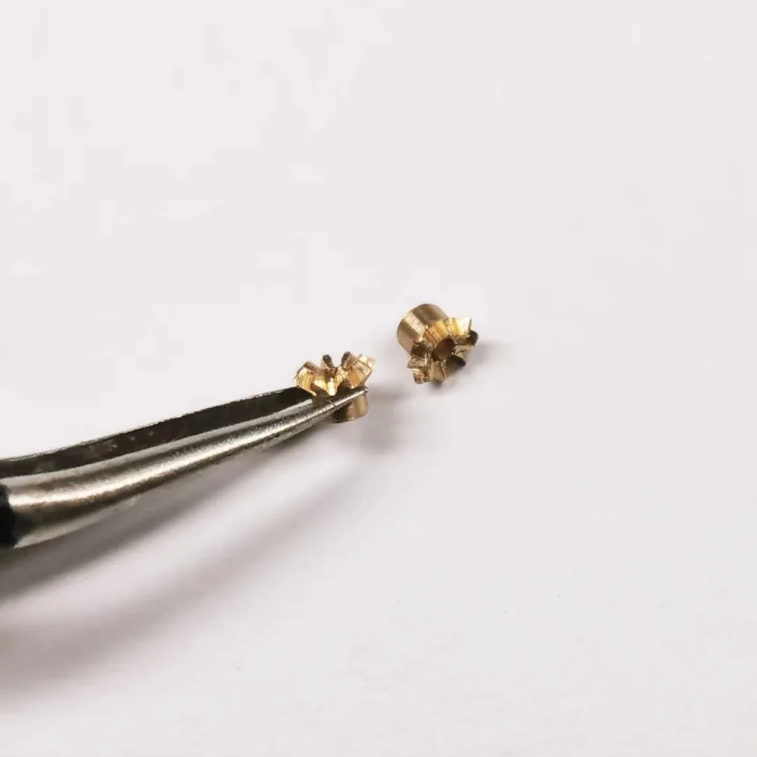 0.3M 8T Static Modification Micro Metal Bevel Gear Right Angle Transmission Precision brass gear