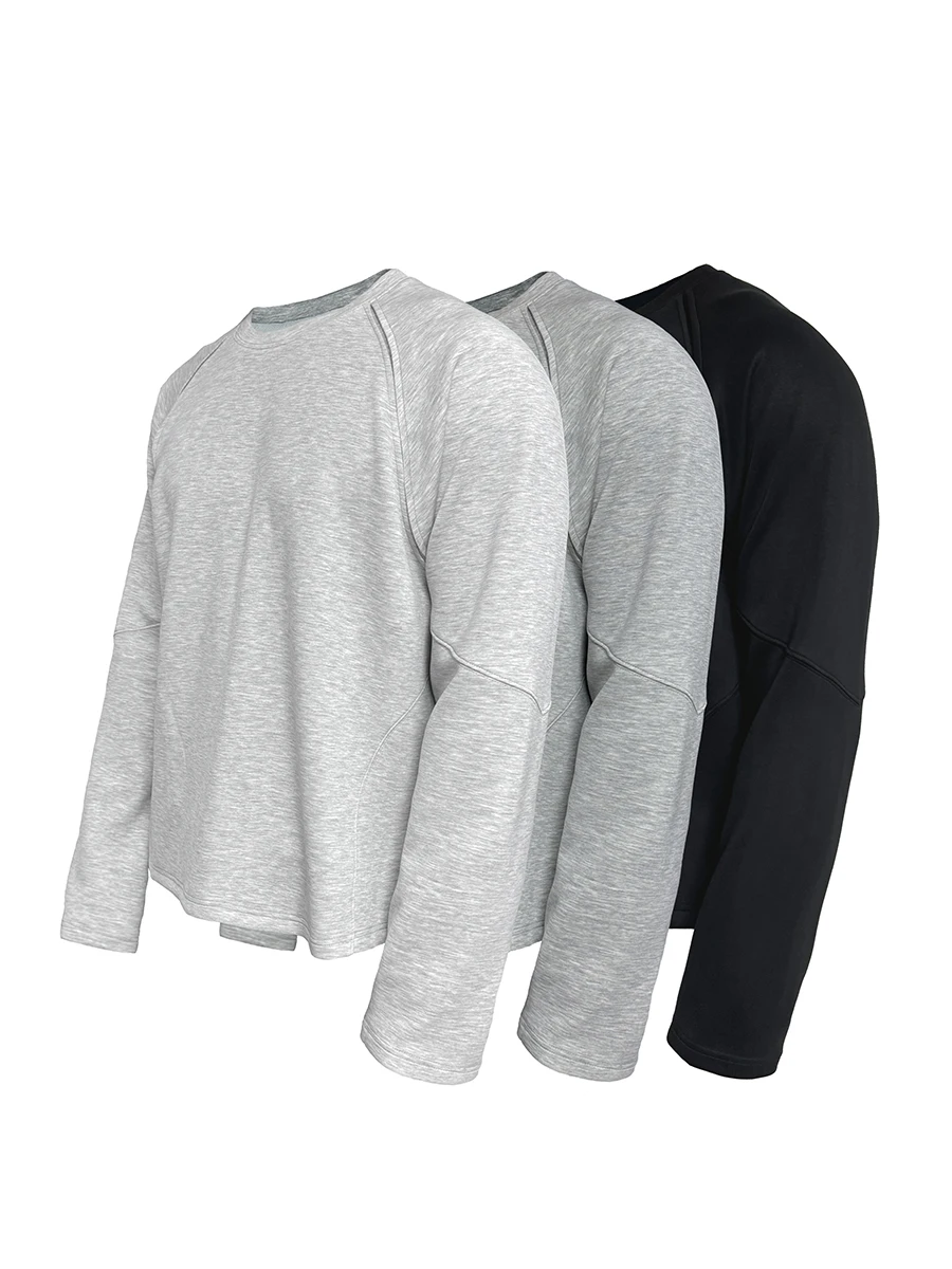 JCAESAR Armor Sweater Shoulder Blade Hoodie  Fabric Special Structure Line Fit Edition Casual Loose Style Polyester Mod...