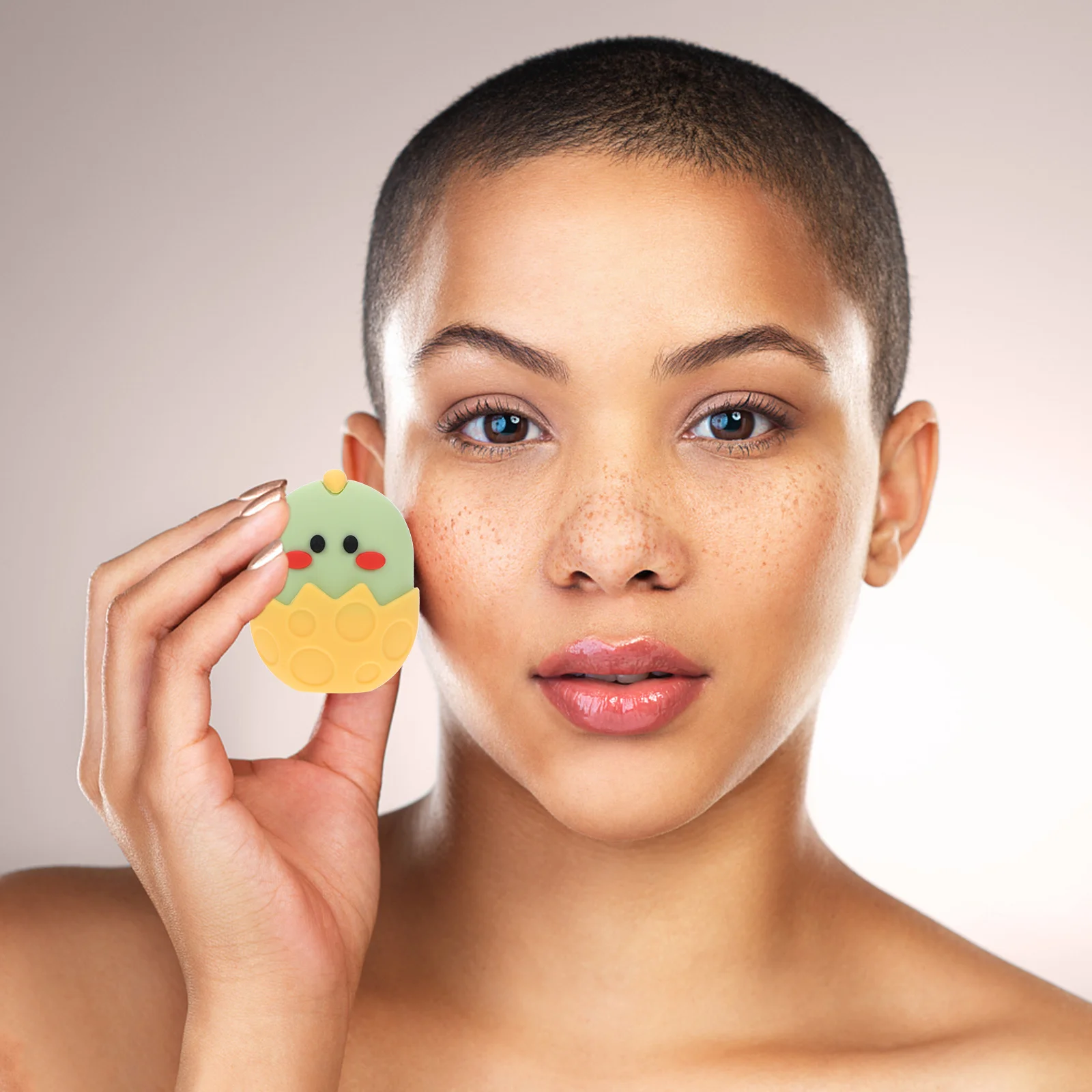 أداة تدليك الوجه للعناية بالبشرة، هدية تجميل من السيليكون للتبريد له وأصدقاء العائلة والعاملين #2