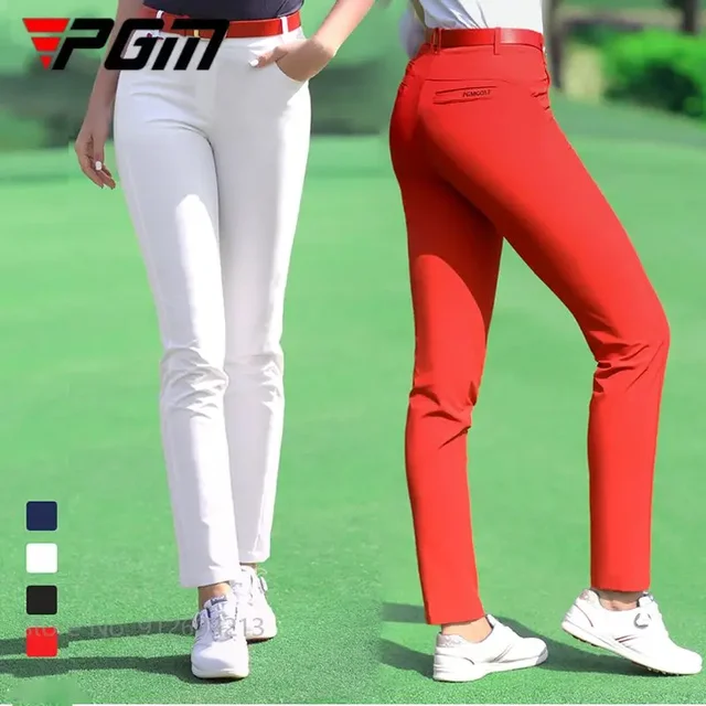 PGM Golfowe spodnie damskie Slim Golfowe długie spodnie damskie Szybkoschnące obcisłe spodnie Oddychające elastyczne spodnie sportowe Casual Bottoms XS-3XL