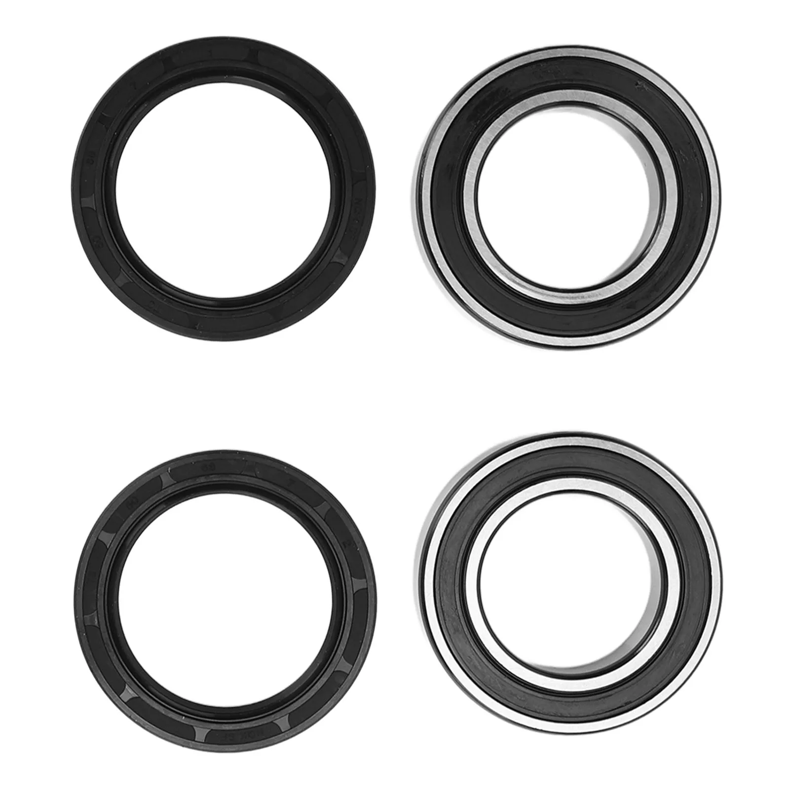 Juego de sellos de rodamientos de rueda de eje trasero 25 1331 Reemplazo para Suzuki LtZ400 QuadSport Z 2003-2008 Kit de rodamientos de rueda