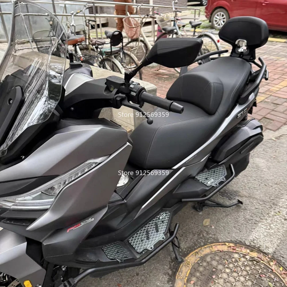 Motorcycle FOR LONCIN VOGE 350 Sr4max Sr 4max 2024 Seat Parts Backrest Sissy Bars Lumbar support Waist cushion Soft  Accessories view 4