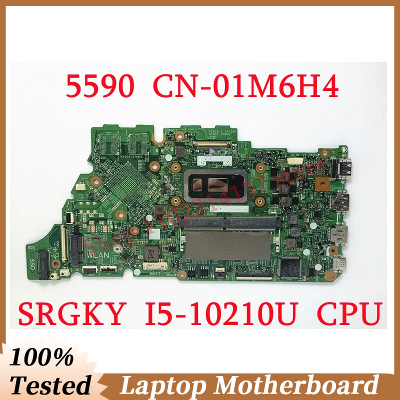 

For Dell 5590 CN-01M6H4 01M6H4 1M6H4 With SRGKY I5-10210U CPU Mainboard Laptop Motherboard 100% Full Tested Working Well