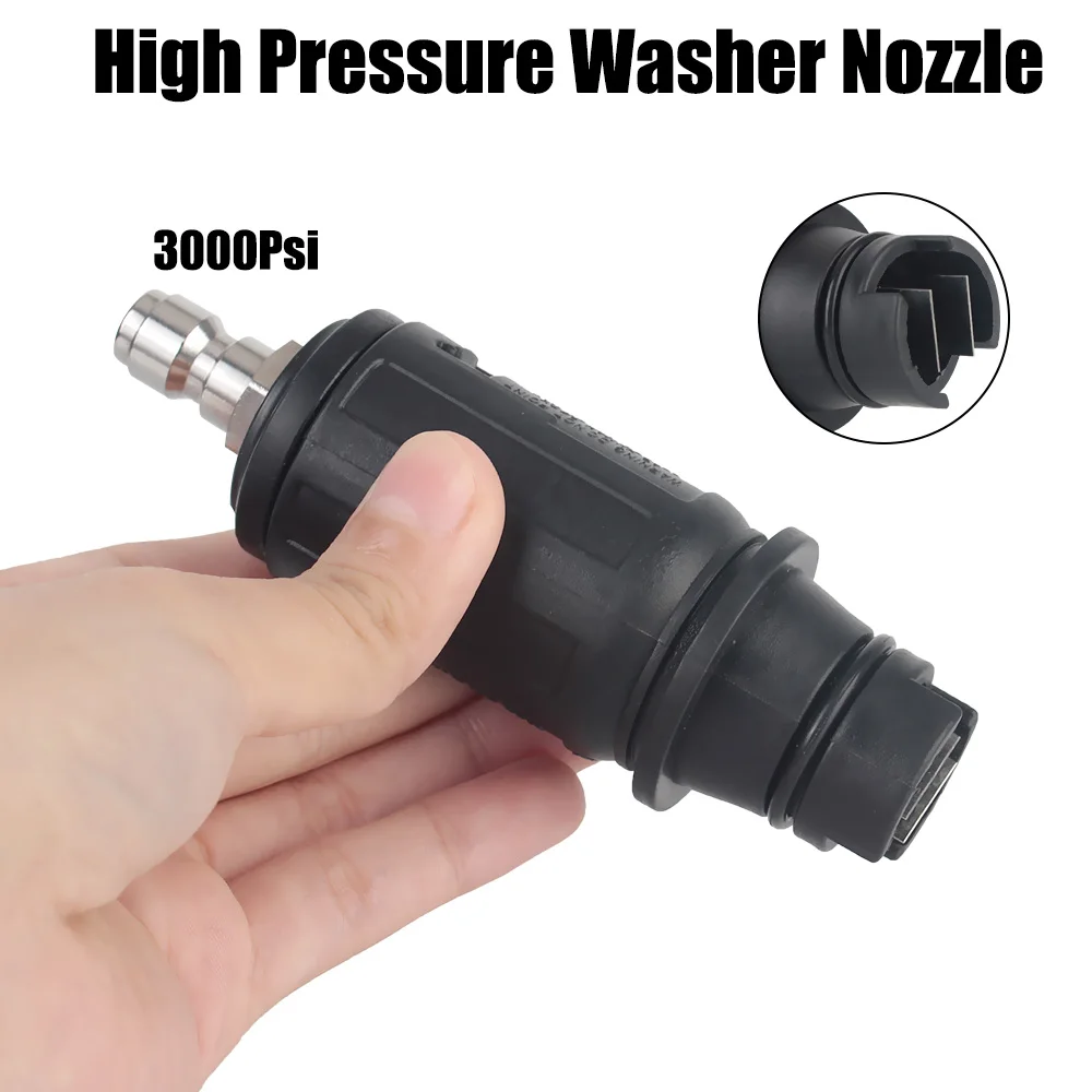 Sprayer Angle Adjustable High Pressure Washer Nozzle Car Washing 3000 PSI With 1/4