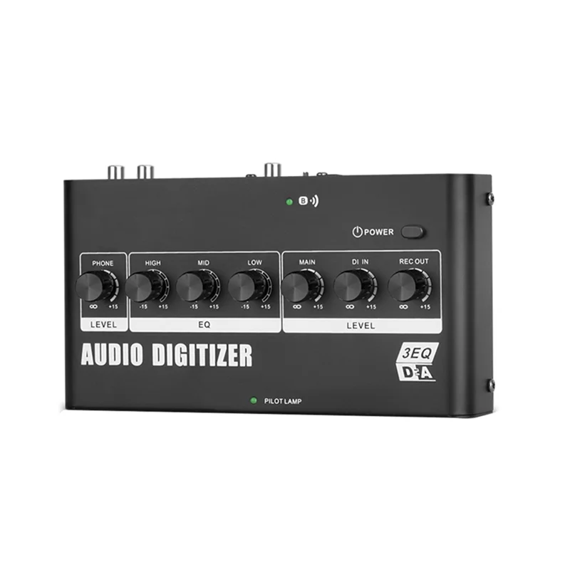 AY14 -Digital To Analog Audio Converter Type-C /Bluetooth/Optical Fiber/Coaxial Connection Audio Amplifier Live Tuning