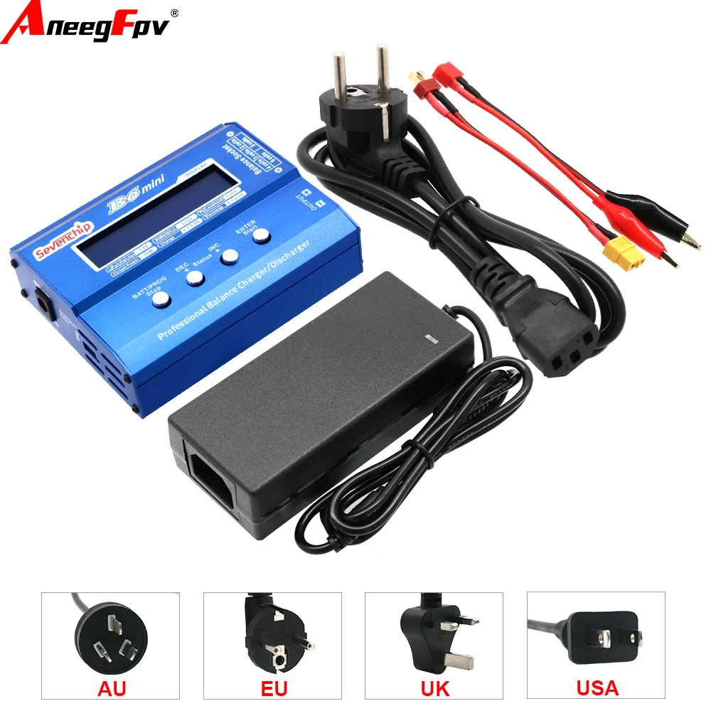 

IMAX B6 Mini Balance Charger Discharger with Adapter for RC Helicopter NiMH NiCD LiHV NiCd PB Li-ion Re-peak Battery Charger