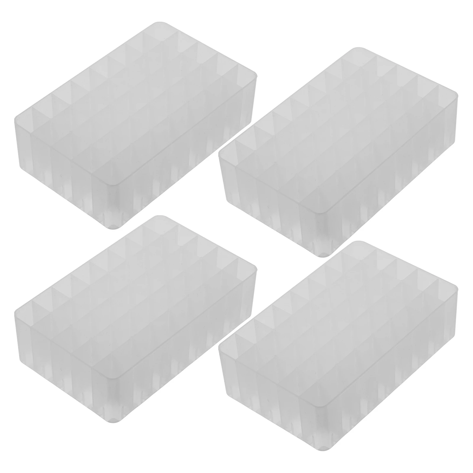 

4 Pcs Desktop Pen Holder Stationery Storage Box Alcohol Pencil Stand Office Organizer
