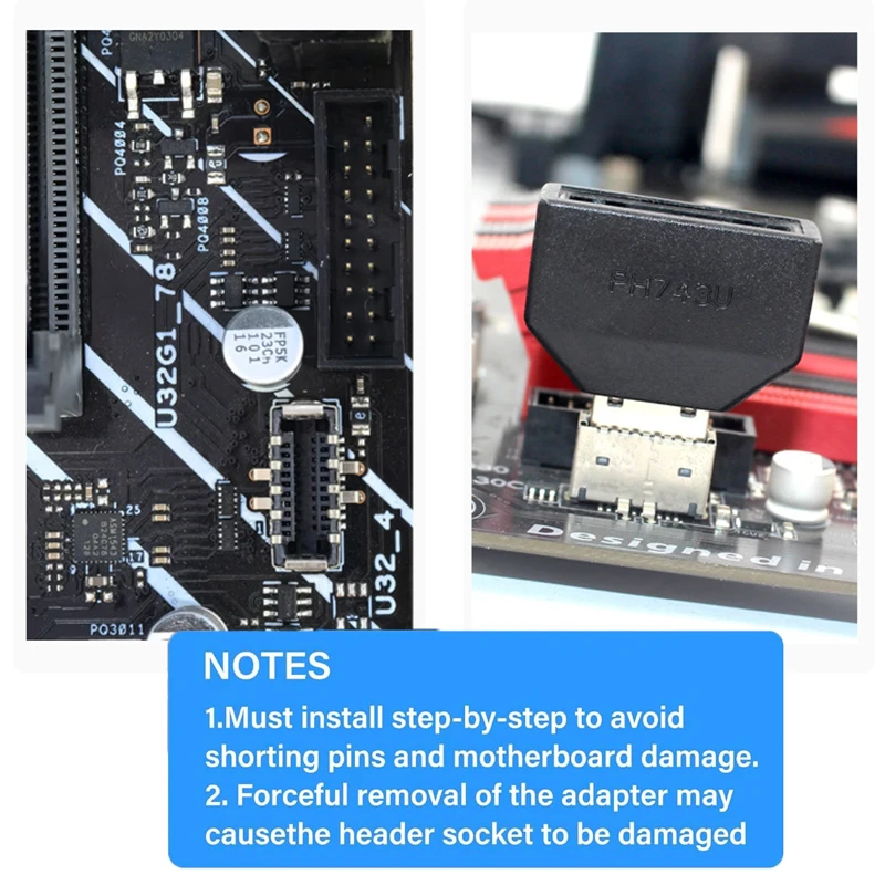 Motherboard Front Panel USB Type-E to 19/20Pin Header Extension Adapter Converter 5Gbps Data Transfer Plug & Play for Desktop PC - Image 6