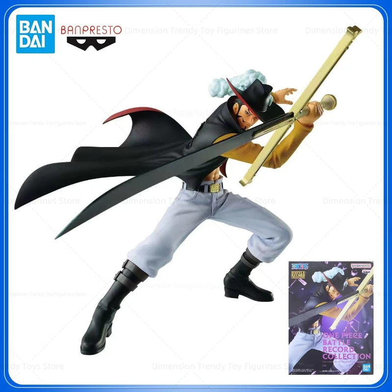 

In Stock Bandai BANPRESTO One Piece BATTLE RECORD BRC Dracule Mihawk 13CM PVC Anime Action Figure Model Toys Collectible DT