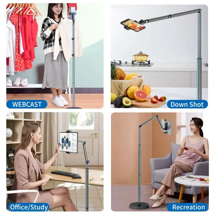 Flexible Computer Bracket, Bedside General Metal Tablet Computer , Lazy Floor Bracket