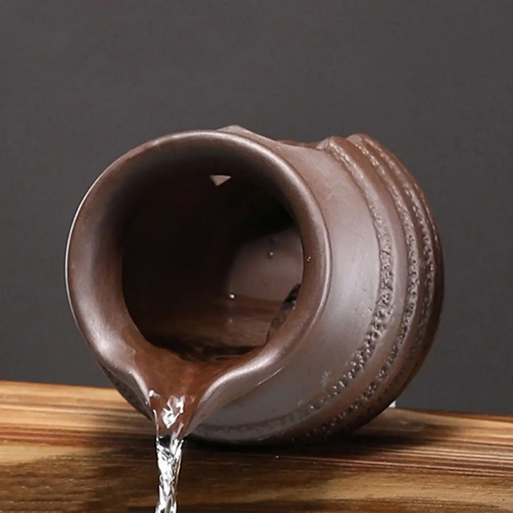 Decorative Ceramic Fountain Jar for Indoor Outdoor Waterfall Landscape Garden Decor Circulating Water Feature Aerator